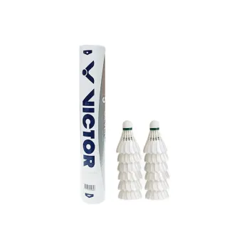 VICTOR Duck Feather Shuttlecock CiGu Duck Victory Badminton 12 Pack Flight Stable Competition Level Training Ball