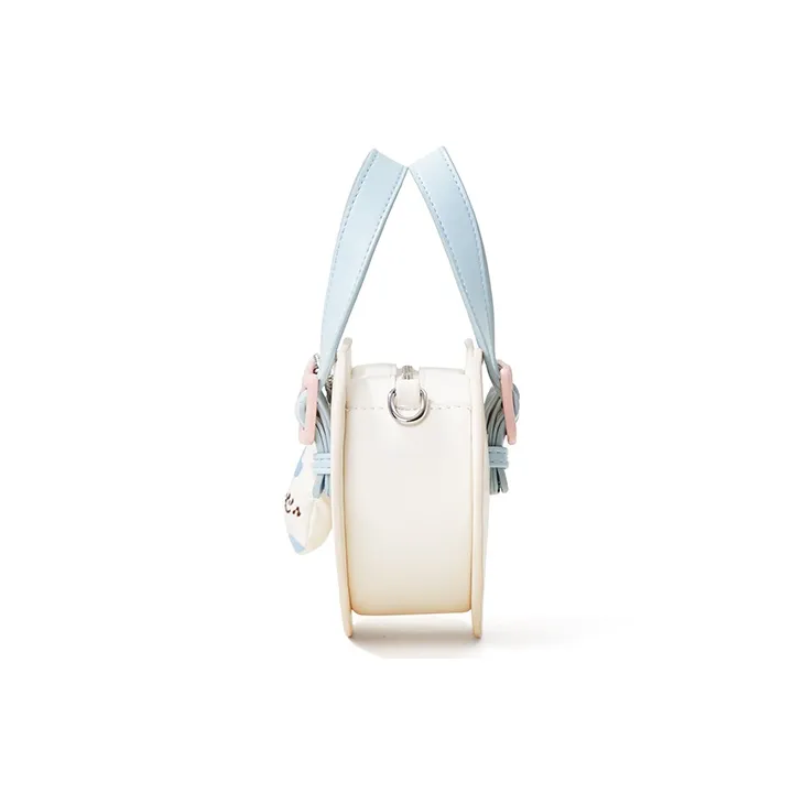 Sound For Life Synthetic Leather Shoulder Bag Crossbody Bag Handbag Small Size Women's Yellow/White-9