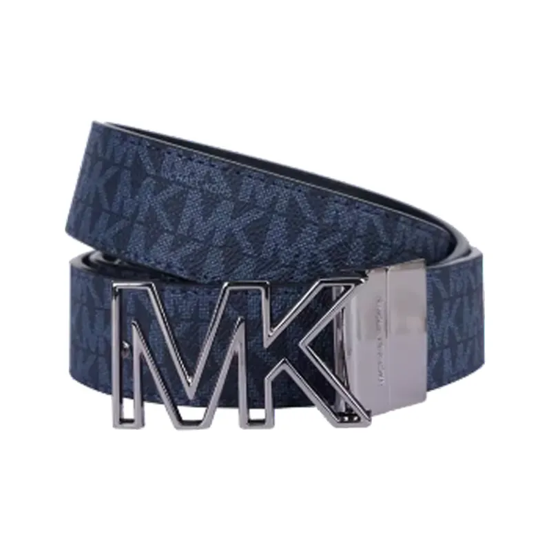 Michael kors belt mens blue discount