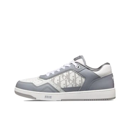 DIOR B27 Low Top Skateboard Shoes Men's Gray