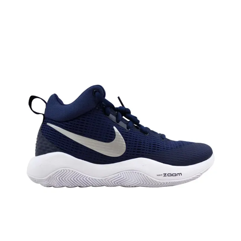 Nike Zoom Rev Tb Midnight Navy/Metallic Silver-1