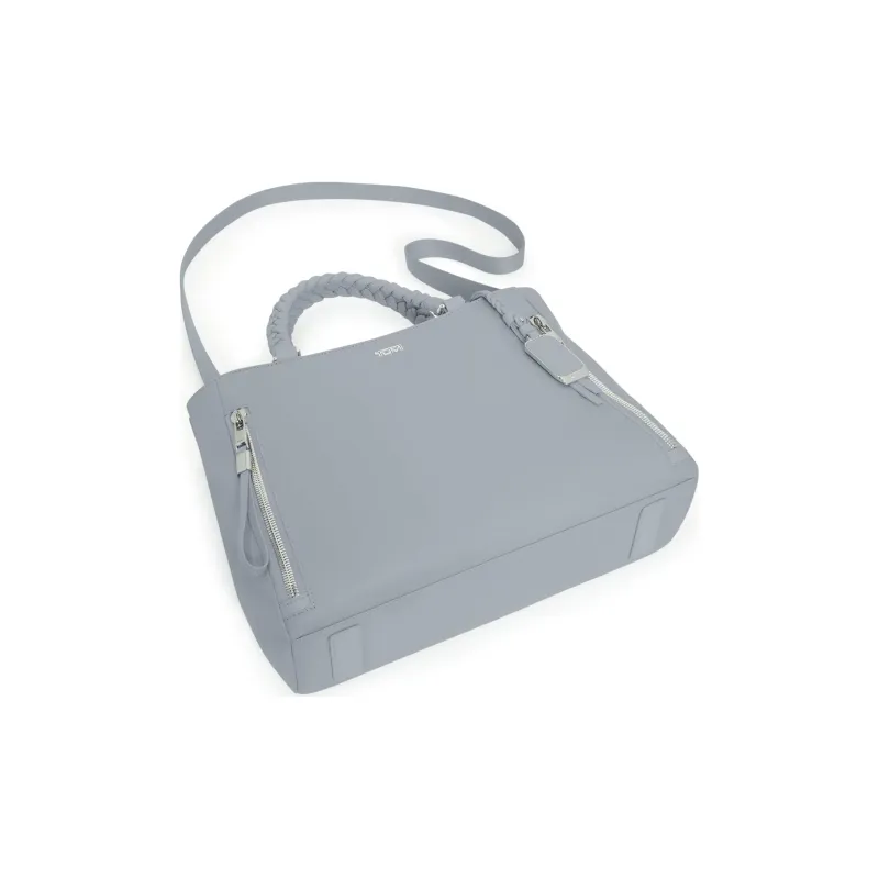TUMI Voyageur Nylon Tote Bag Shopping Bag Shoulder Bag Crossbody Bag Handbag Medium Size Women's Blue-1