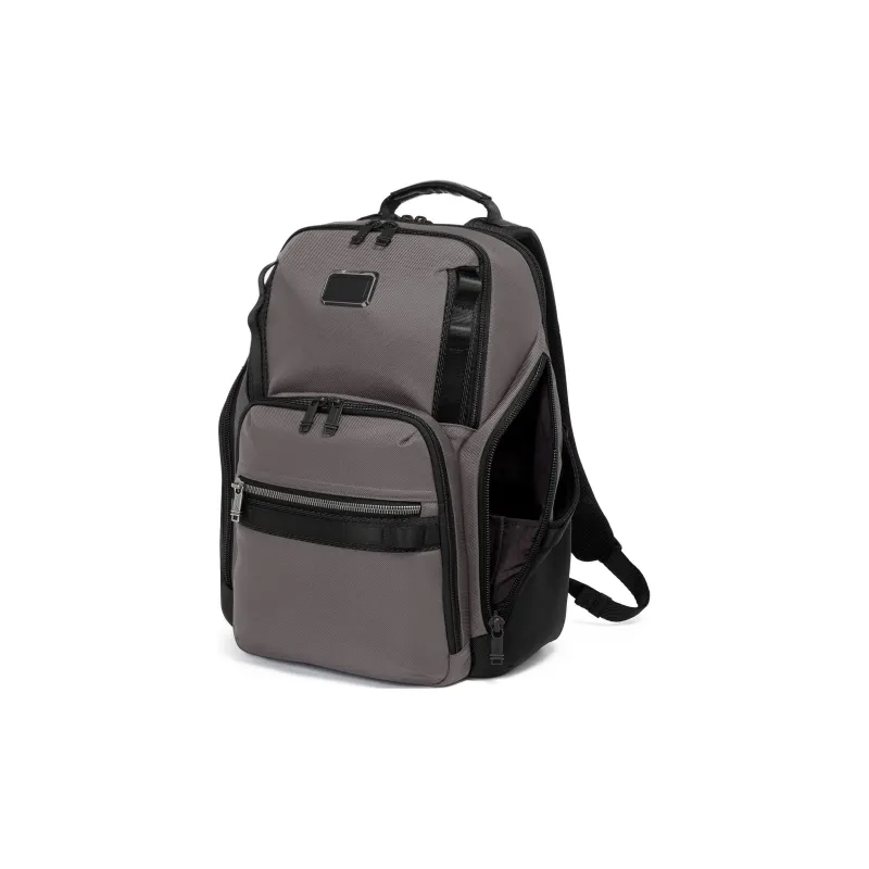 TUMI Alpha Bravo Nylon Backpack Men's Charcoal Black-1