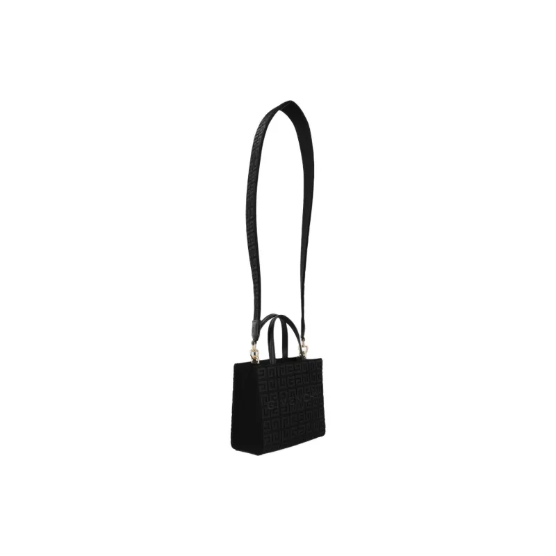 GIVENCHY G Tote Cotton And Acrylic Blend Tote Bag Shopping Bag Shoulder Bag Crossbody Bag Handbag Mini Women's Black-2