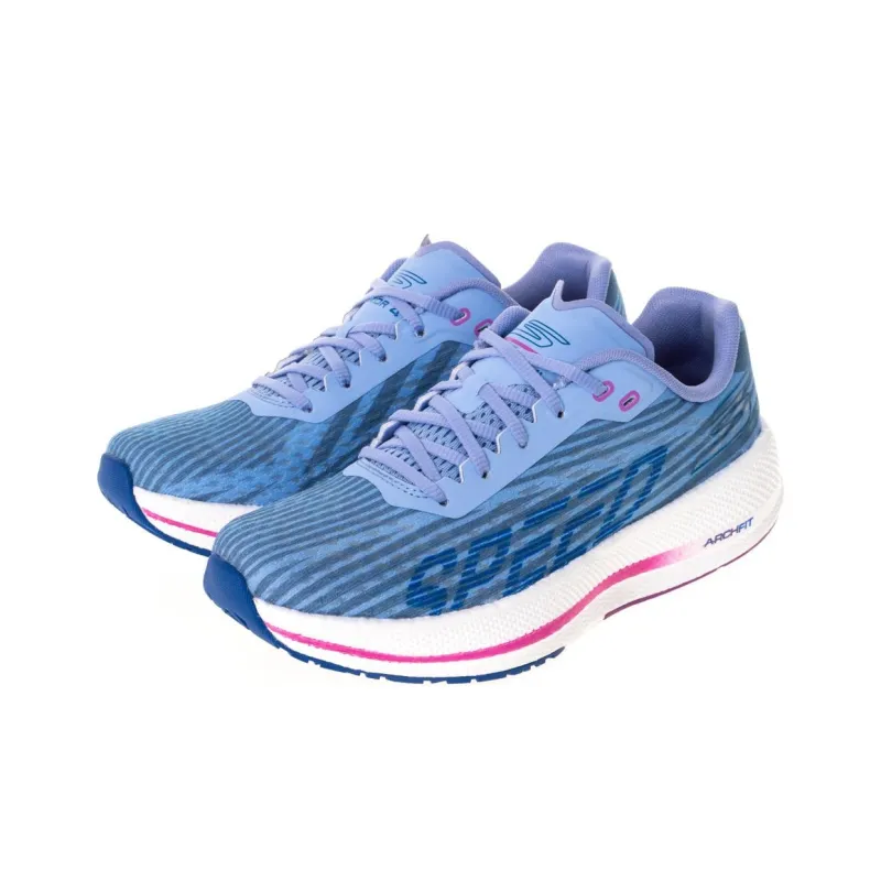 Skechers Go Run Razor 4 Cushioning Low Top Running Shoes Women's Blue-1