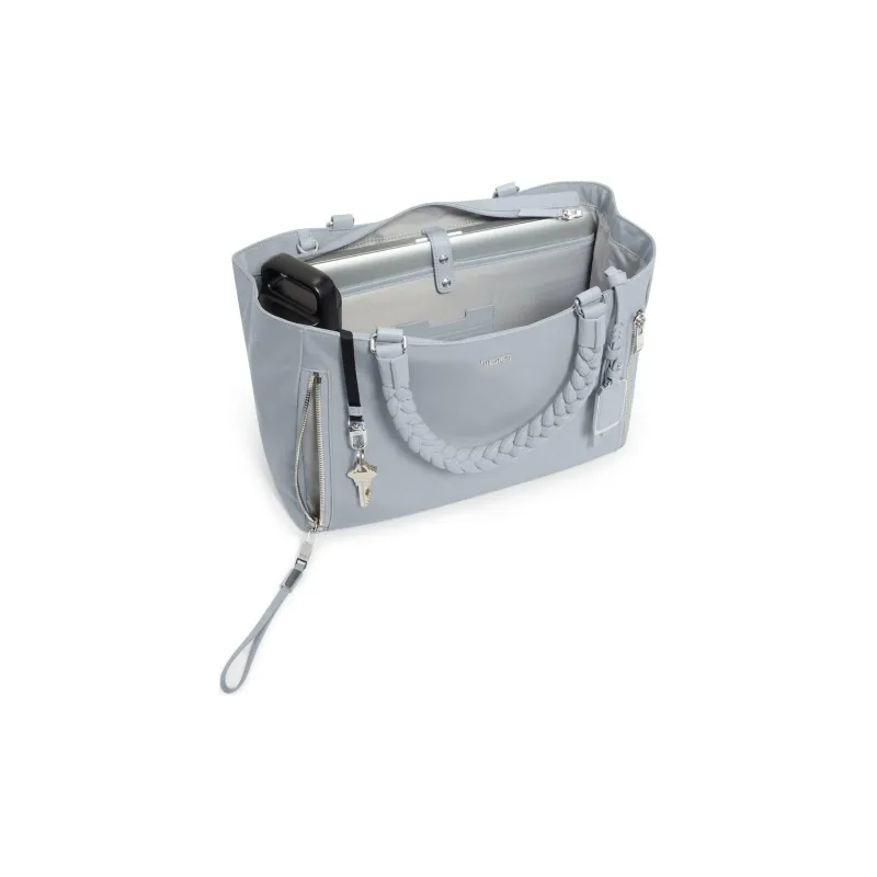 TUMI Voyageur Nylon Tote Bag Shopping Bag Shoulder Bag Crossbody Bag Handbag Medium Size Women's Blue-2