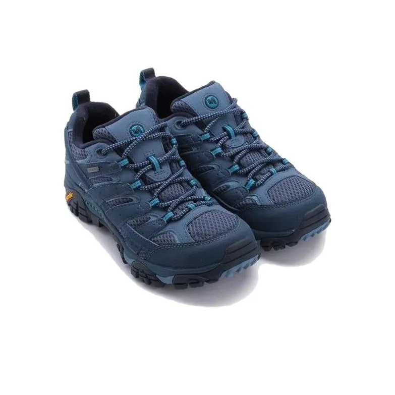 MERRELL Moab 2 GTX Durable Breathable Low-Top Outdoor Shoes Women's Blue-3