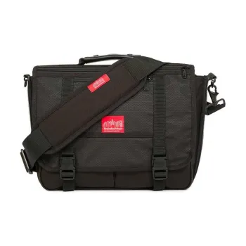 Manhattan Portage CORDURA® Reflective Fabric Briefcase Handbag Shoulder Bag Backpack Small Size Unisex Black