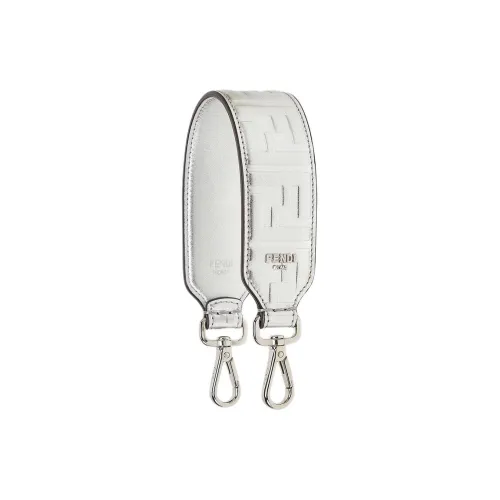 FENDI Shoulder Strap Bag Silver