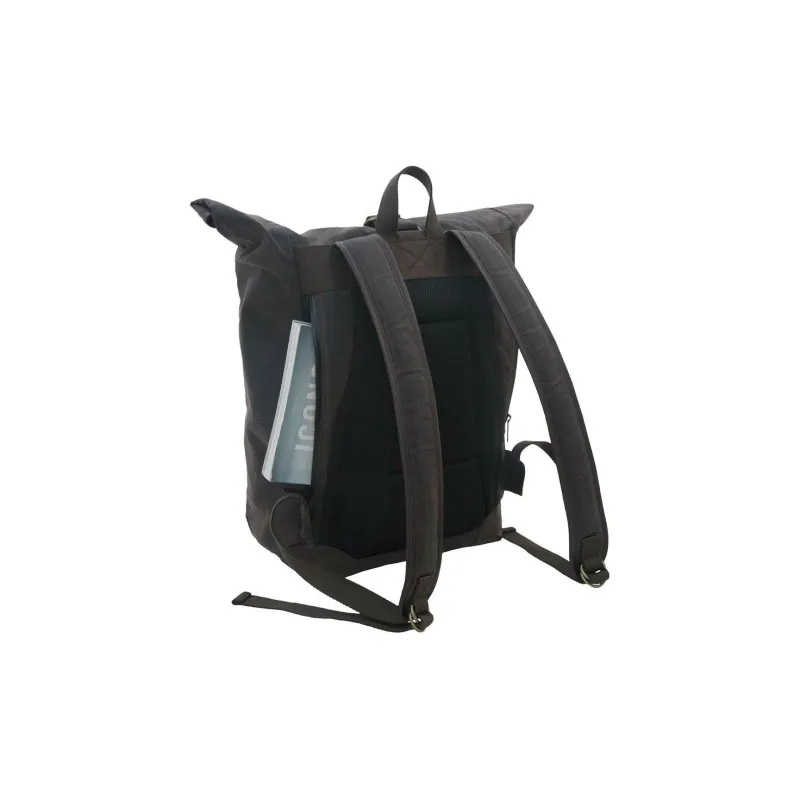Manhattan Portage Martexin Original Wax Backpack Unisex Dark Brown-4