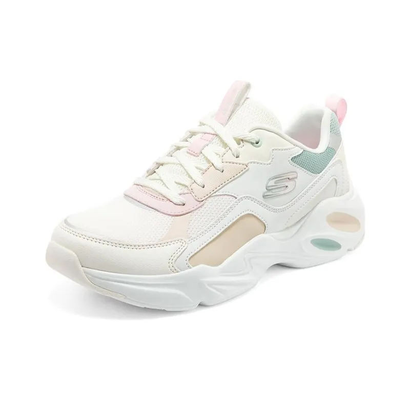 Skechers Stamina Airy 'White Green Cream Yellow Pink' Women's-2