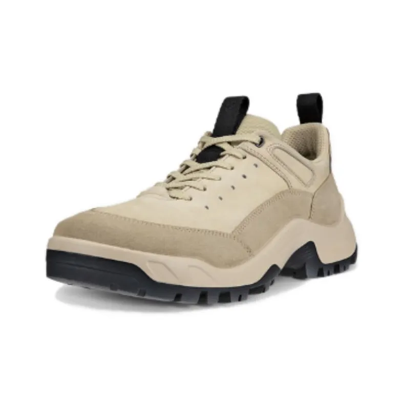 Ecco Off road Series Slip Resistant Breathable Low Top Trekking Shoes Men's Sand-1