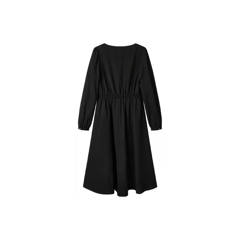 Itisf4 Long Sleeved Dress Women's Black-1