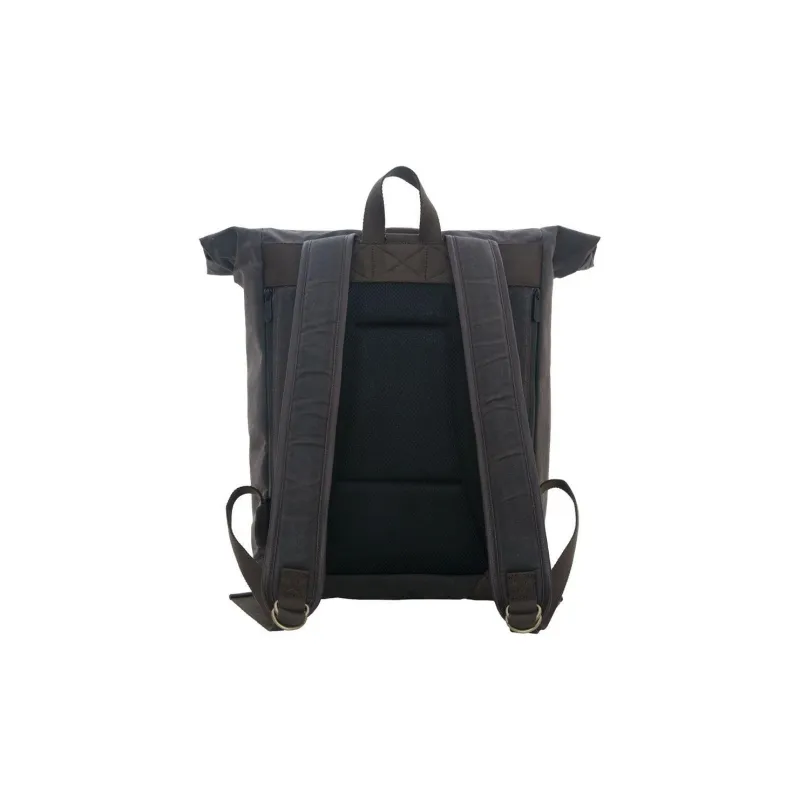 Manhattan Portage Martexin Original Wax Backpack Unisex Dark Brown-6