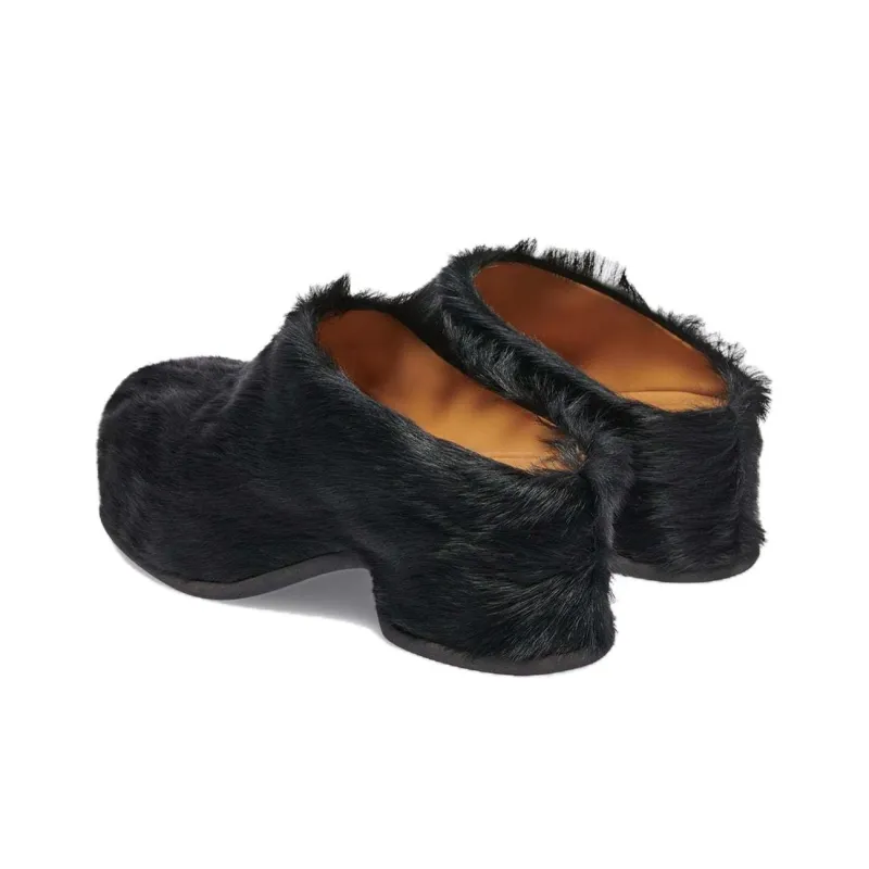 DRIES VAN NOTEN Wrap-toe Slippers Men's Black-3