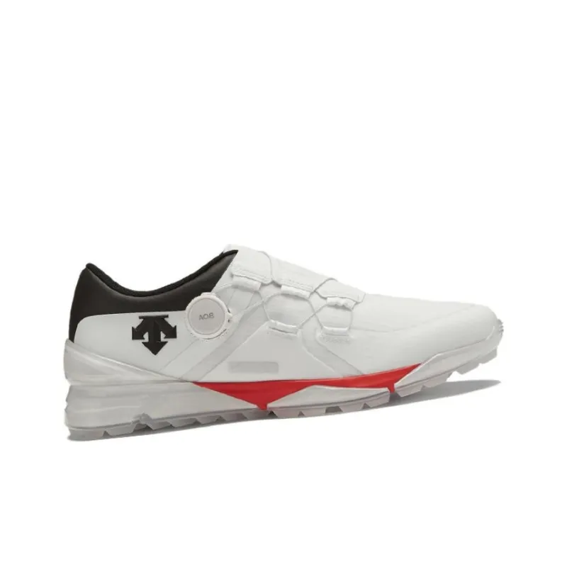 DESCENTE GOLF Series Pro Series Shock Absorbers Low Top Golf Shoes Men's Red-1