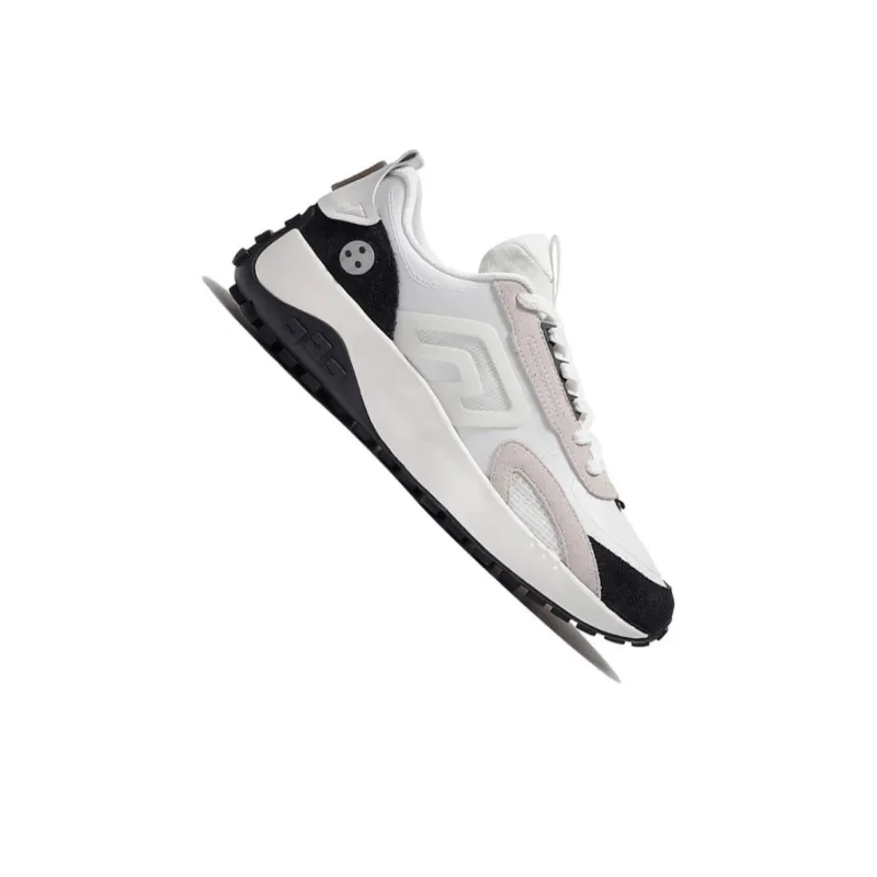 LiNing CF Jade 2.0 Cushioning Wear Resistant Low Top Casual Shoes Men's Black White-2