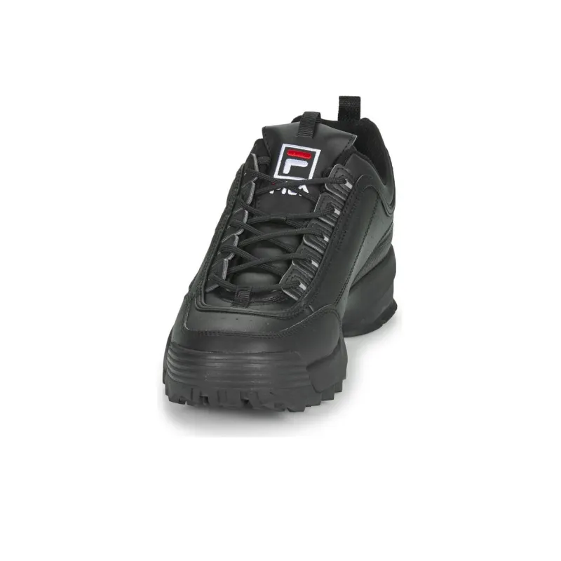 FILA Disruptor Anti Slip Wear Resistant Low Top Casual Shoes Men's Black-6