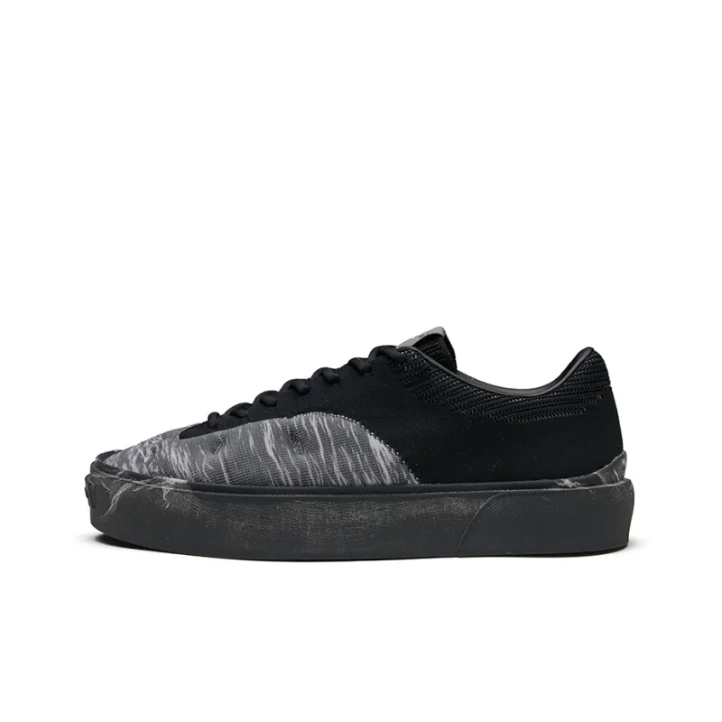 EQLZ EQUALIZER Fault GhostKnit Anti Slip Wear Resistant Low Top Skateboard Shoes Unisex Rush Black-0