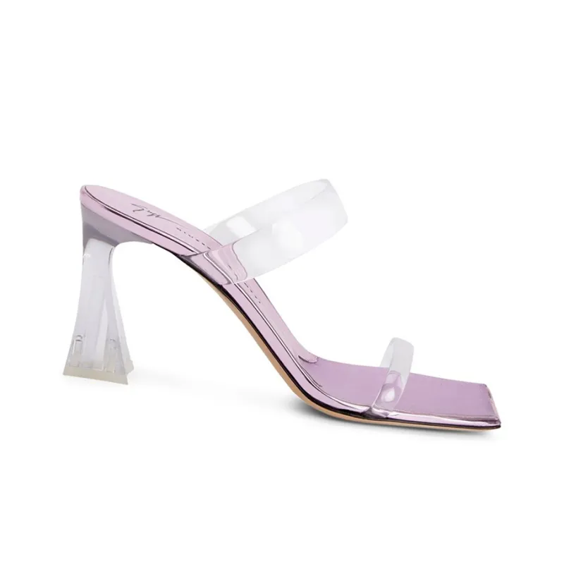 Giuseppe Zanotti 85mm Flaminia Plexi Sandals Women's-1