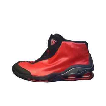 Nike Shox VC 1 Cushioning Anti Slip And Wear Resistant Mid Top Running Shoes Men's Red Black