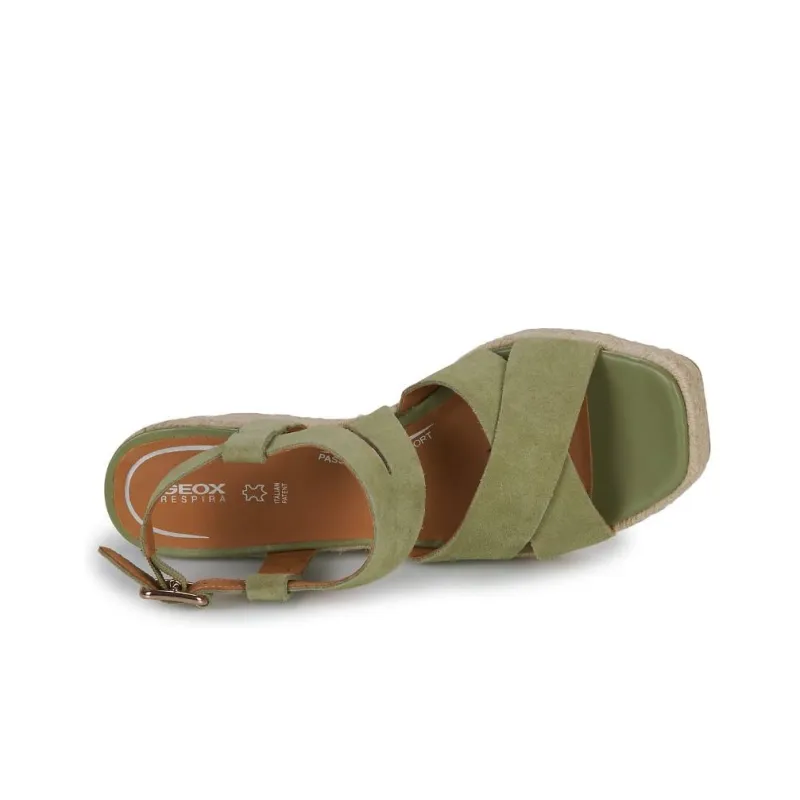 GEOX Strap Sandals Women's Green-5