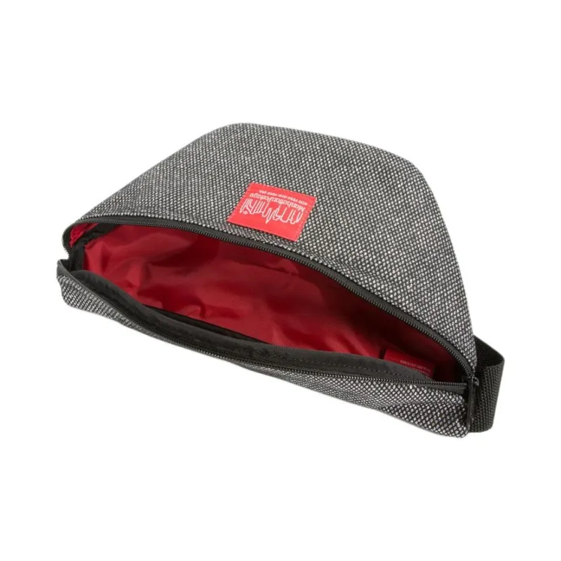 Manhattan Portage Cotton And Polyester Blend Sling Bag Crossbody Bag Shoulder Bag Unisex Gray-5