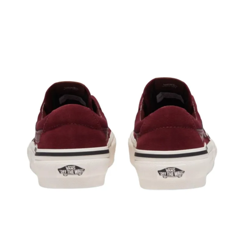 Vans Anti Slip Wear Resistant Low Top Skateboard Shoes Unisex Burgundy-2