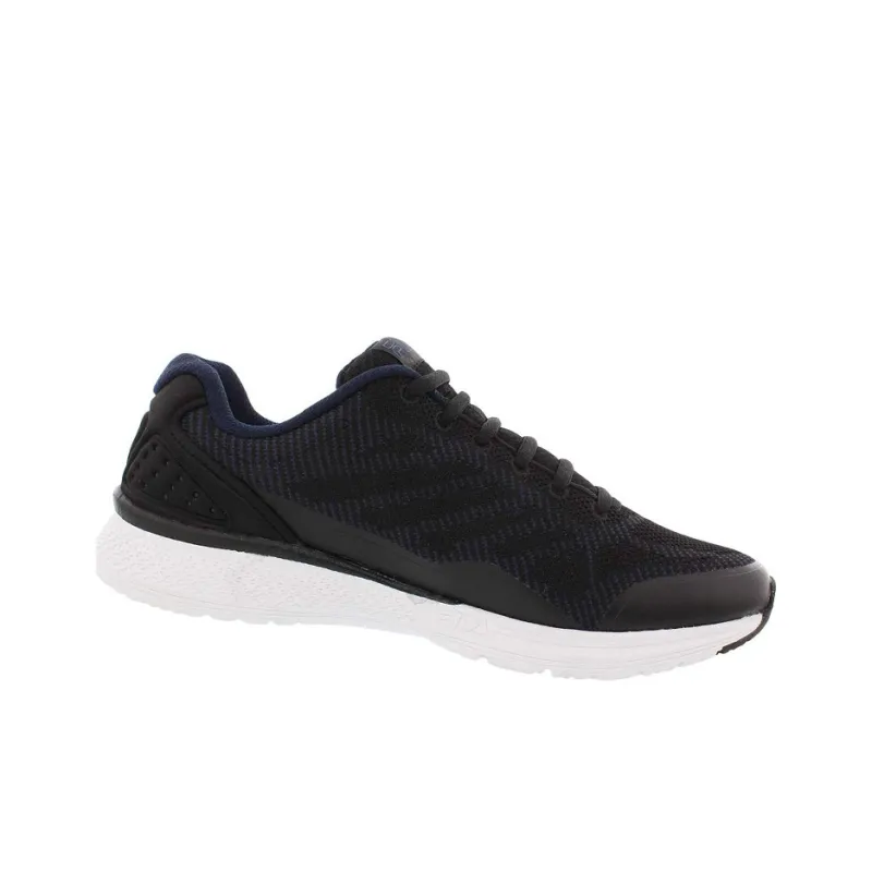 FILA Athletics Memory Foam Athletic Cushioning Wear Resistant Low Top Running Shoes Men's Black-1