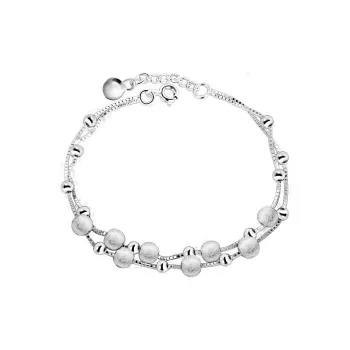 COISE S925 Silver Anklets Women's
