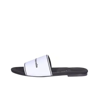 Alexander Wang Slide Slippers Women's White Black