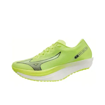 Mizuno Wave Duel Pro Anti Slip Wear Resistant Low Top Running Shoes Unisex Dynamic Neon Green
