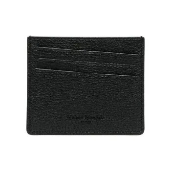 Maison Margiela Leather Card Holder Card Holder Men's Black