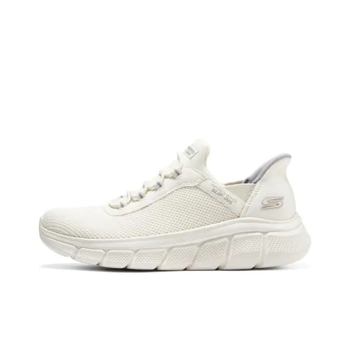 Skechers Knitted spin Sneaker shoes 'Beige' Women's