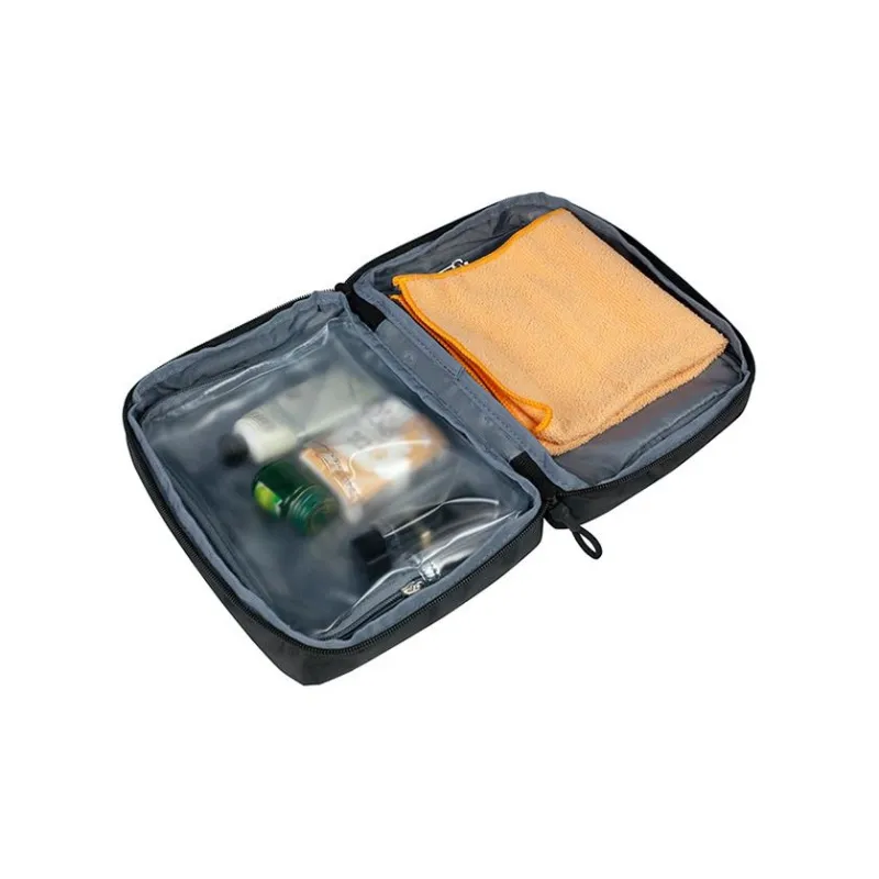 Wenger Polyester Makeup Bag Storage Bag Toiletry Bag Small Size Unisex Black-5