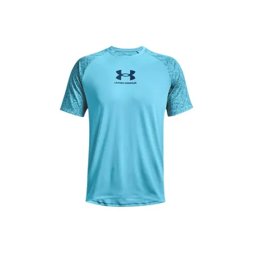 Under Armour T-Shirts Men Bright Blue