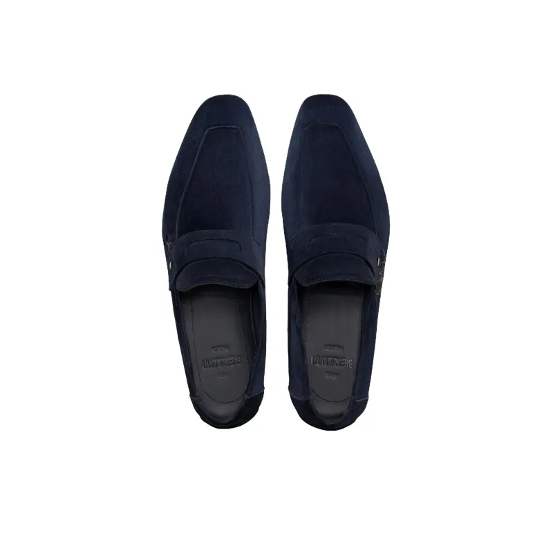 BERLUTI Loafers Men's Marine Blue-3