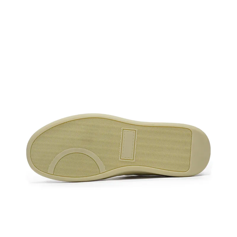 Desai Anti Slip Wear Resistant Low Top Casual Shoes Men's White-3