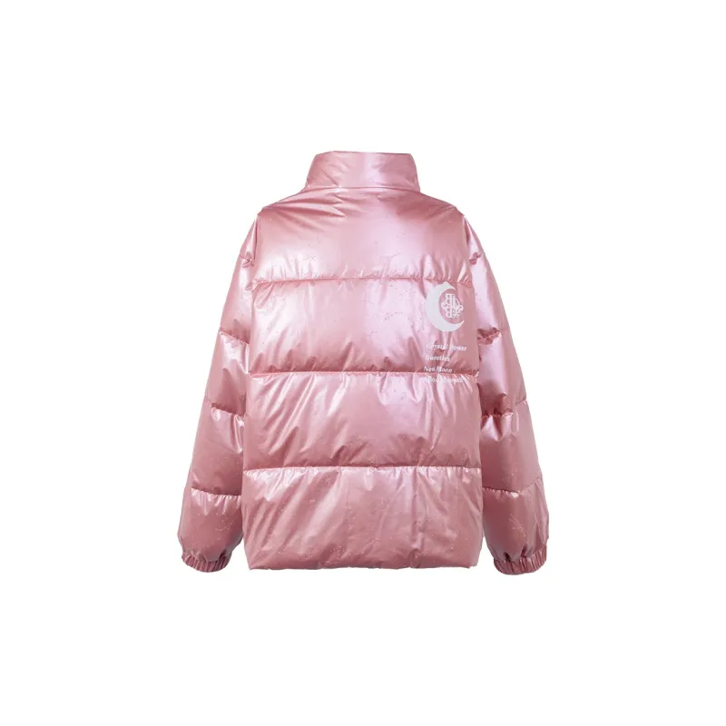 B.Duck Puffer Jacket Women's Pink-1