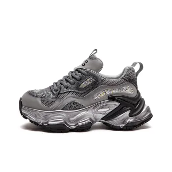 CHOVO Slip-Resistant Breathable Lightweight Chunky Sneakers 6cm Women's