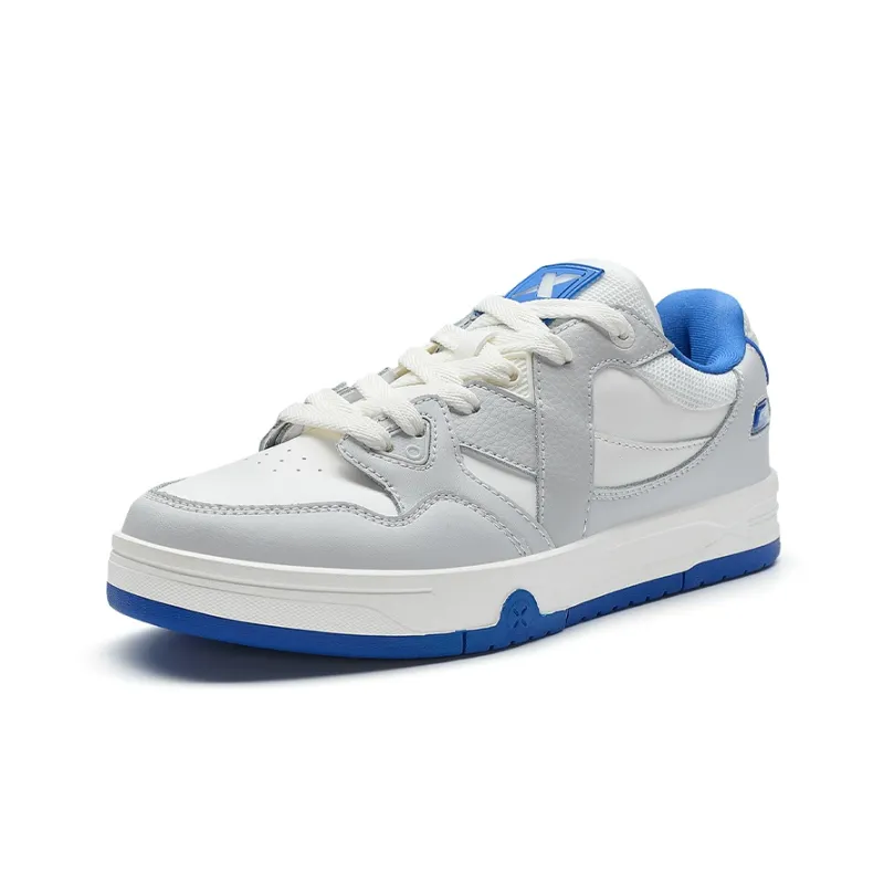 XTEP MAXX1.0 Skateboard Shoes Men Low Top Sail White/Lunar Stone Gray-2