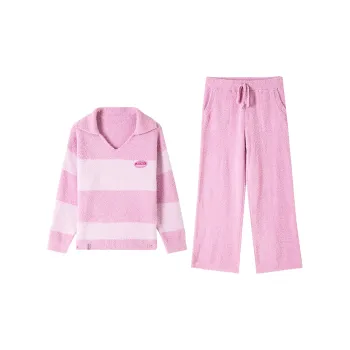 JOCKEY Pajama Set Women's Pink Stripes