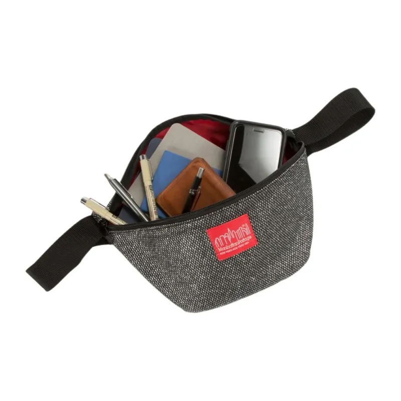 Manhattan Portage Cotton And Polyester Blend Sling Bag Crossbody Bag Shoulder Bag Unisex Gray-4