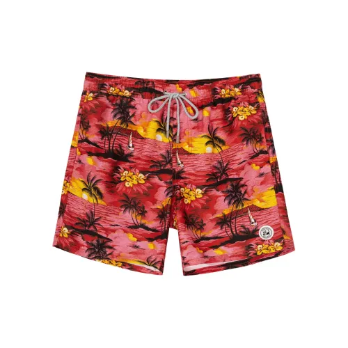 SURFCUZ Beach Shorts Men Red