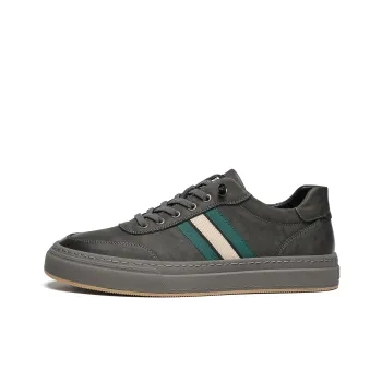 CHINT Wear Resistant Low Top Skateboard Shoes Men's Gray