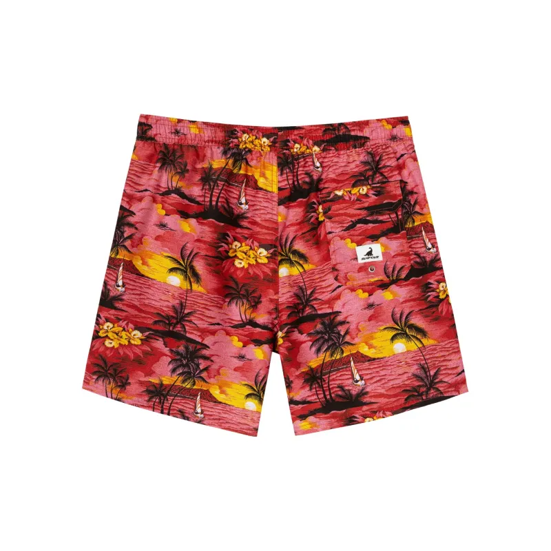 SURFCUZ Beach Shorts Men Red-1