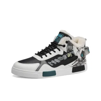 PLAY COBBLER Warm Anti-Slip And Wear-Resistant Support Low-Top Skateboard Shoes Men's