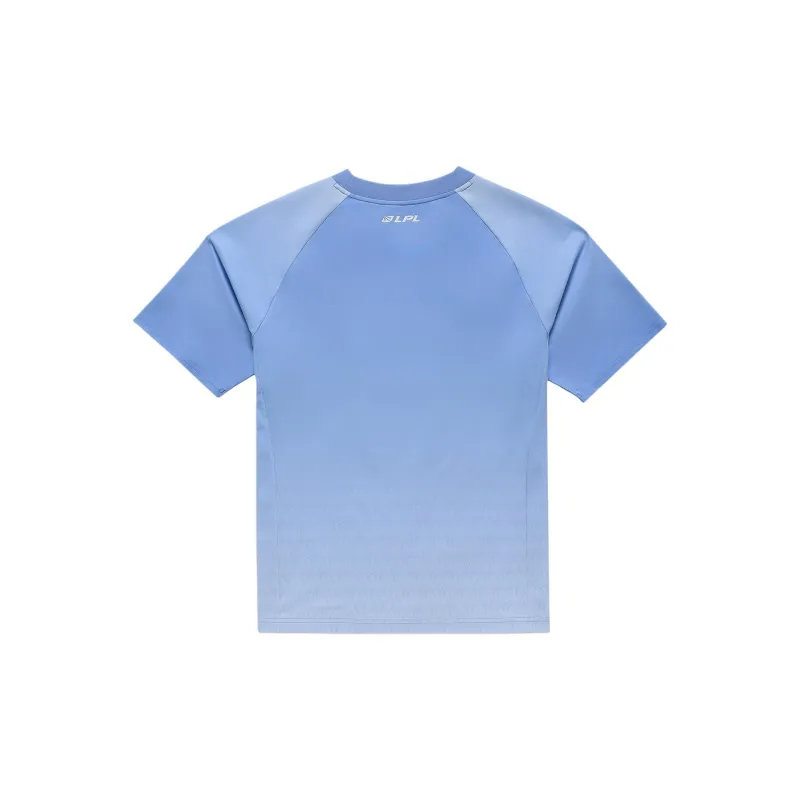 LiNing Sports Life Collection T-Shirt Unisex Blue Hydrangea-1