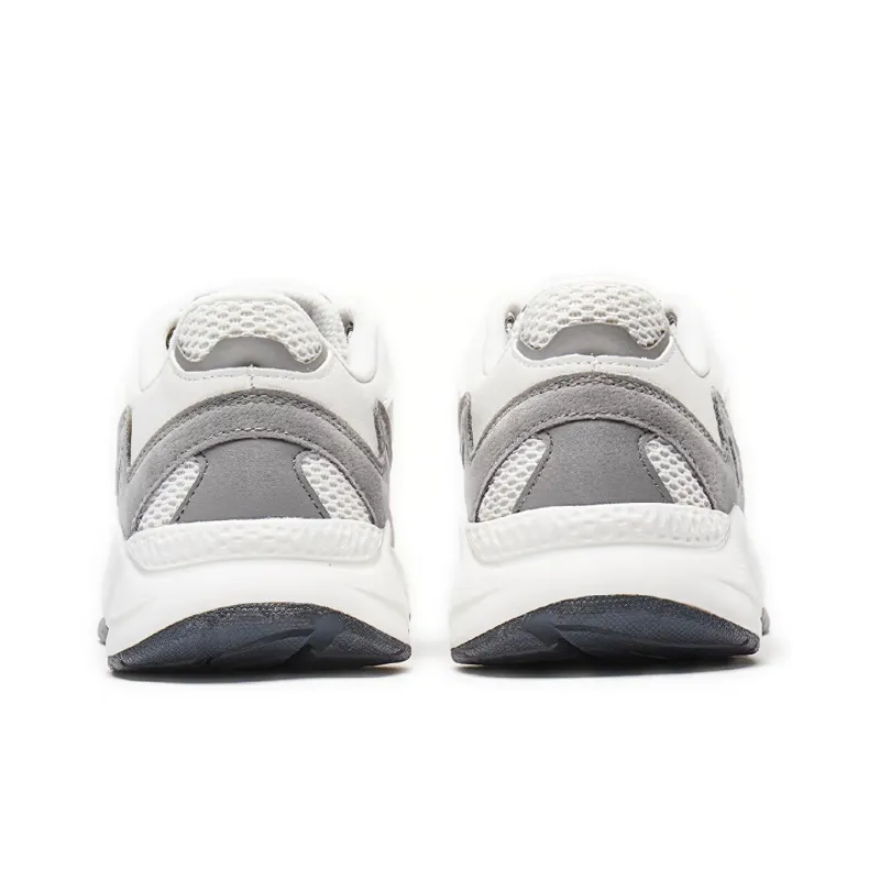 XTEP Cushioning Anti Slip And Wear Resistant Low Top Chunky Sneakers Men's White Gray-2