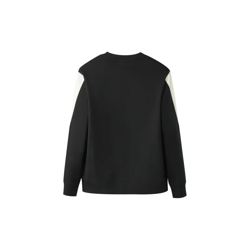 HLA Crew Neck Loose Fit Color Blocking Patchwork Sweatshirt Men's-22